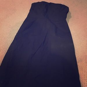 Limited strapless cotton dress